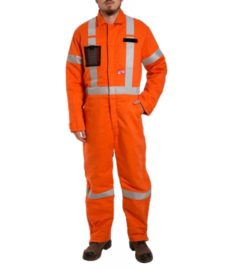 Insulated flame resistant High Visibility Coverall