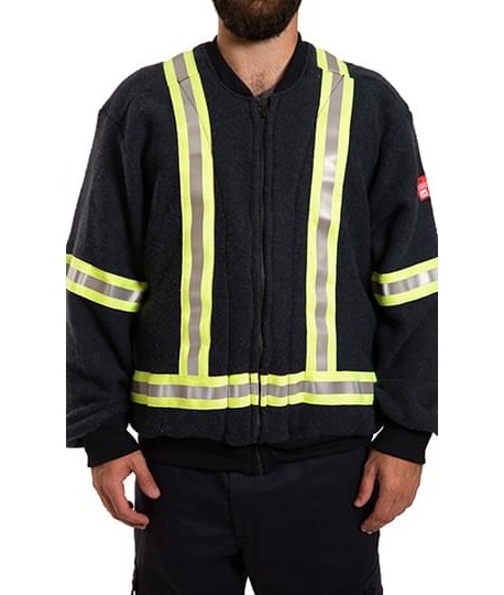 Hi Vis F.R. fleece vest