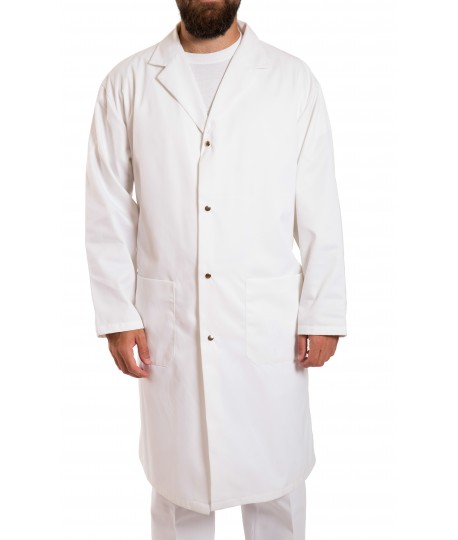 2 pocket butcher coat